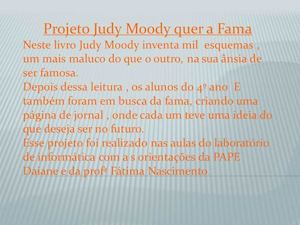 Projeto Judy Moody