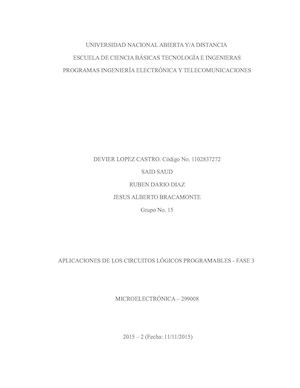 Aplicaciones De Los Circuitos Lógicos