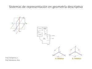 Sistemas de Representación en Geometría Descriptiva.