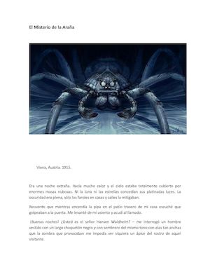 El Misterio De La Arañ1