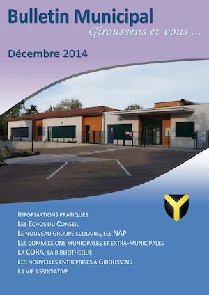 Bulletin Municipal Giroussens Décembre 2014