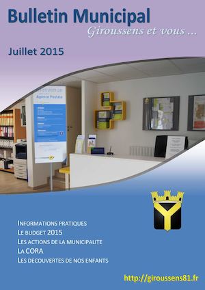 Bulletin Municipal Giroussens Juillet 2015