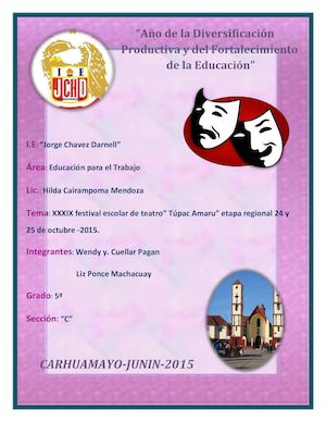 Festa 2015 Jchd Carhumayo