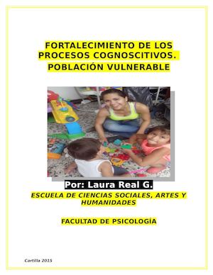 Cartilla sobre propuesta Cognitiva.