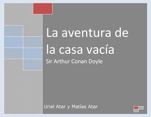 La Aventura De La Casa Vacía Uri Y Mati