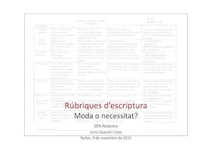 Rúbriques Escriptura Zer Atzavara 04 11 15