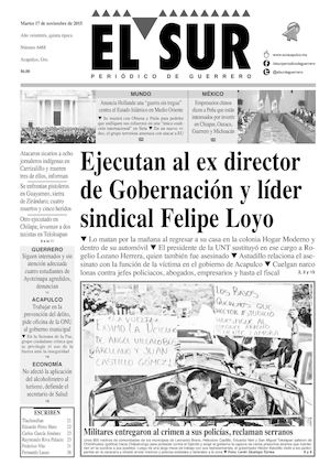 El Sur Martes 17112015