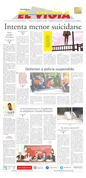 17 de noviembre del 2015