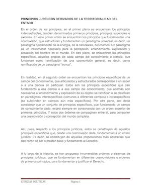 Los Principios Jurídicos