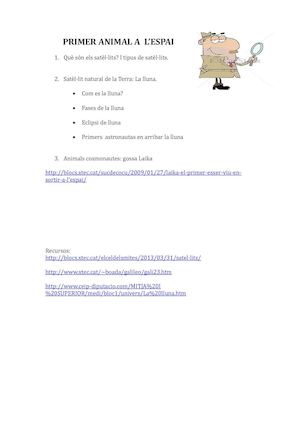 Primer Animal A L'espai