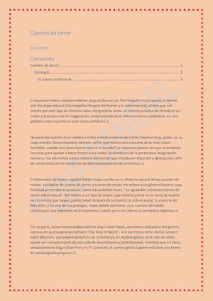 10 Mo A Cuentos De Terror