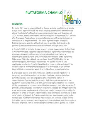 Plataforma Chamilo Ursula Tics Ii