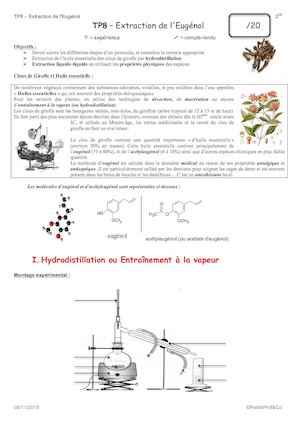 TP8 Eugénol