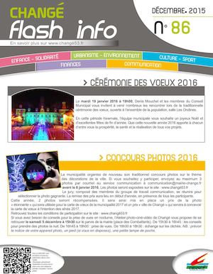 Flash info de decembre 2015