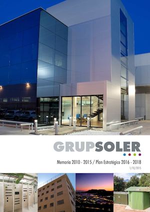 Memoria y Plan Estratégico Grup Soler