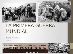 La Primera Guerra Mundial