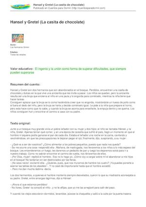Hansel y Gretel