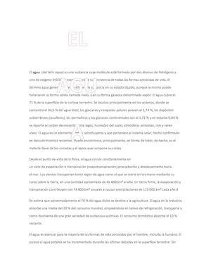 El Agua
