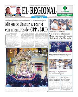 El Regional del Zulia 19 11 2015