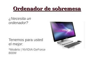 Treball De Fer Un Ordenador