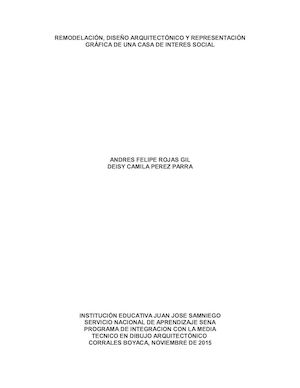 Tecnico En Dibujo Arquitectonico