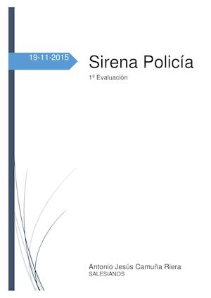 Sirena Policia