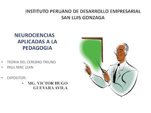 NEUROCIENCIAS TEORIA DEL CEREBRO TRIUNO POR PAUL MAC LEAN