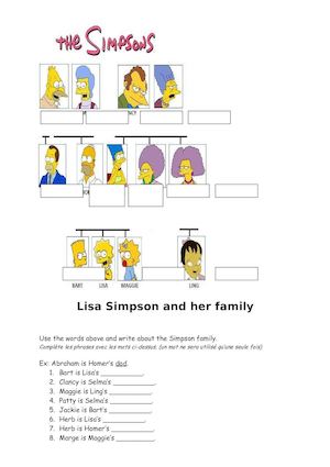 47108 Simpsons Family Tree