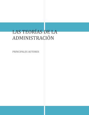 Principales Autores Administracion