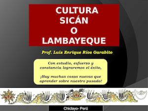 Cultura Sicán Luis Ríos Garabito 2015