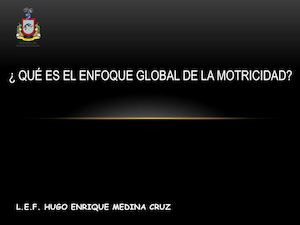 Enfoque Global De La Motricidad