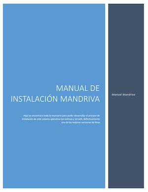 Manual De Instalación Mandriva
