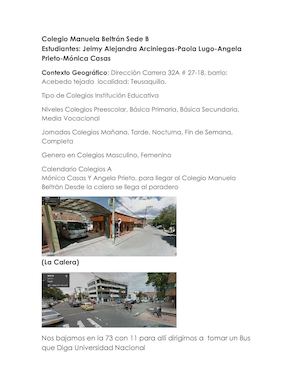 Colegio Manuela Beltran Sede B