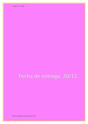 La Web Tp Lewczuk Y Godoy