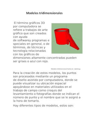 Modelos Tridimensionales