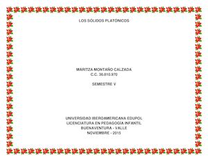 Los Sólidos Platónicos