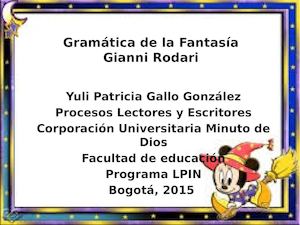 Gramática De La Fantasía