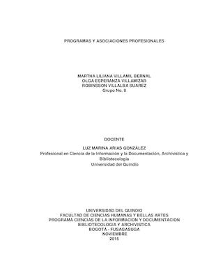 Programas Asociaciones Profesionales Cidba