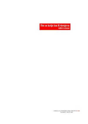 Sto Se Krije Iza E Brojeva