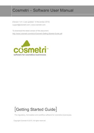 Cosmetri – Software User Manual