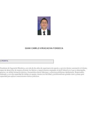 Perfil de un mecánico industrial