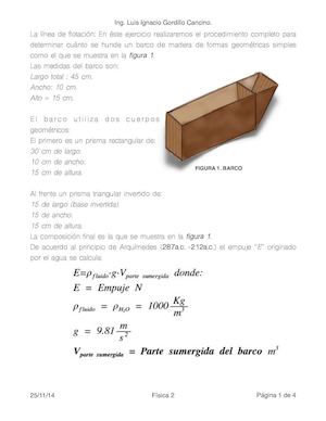 Ejercicio de Línea De Flotación