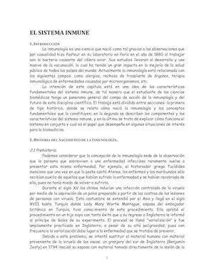 El sistema inmune