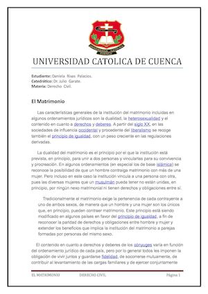 El Matromonio