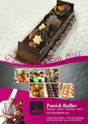 Boulangerie Baillet Desserts Fete2015