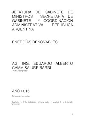 Documento de Energías Alternativas -Borrador - Versión 2015
