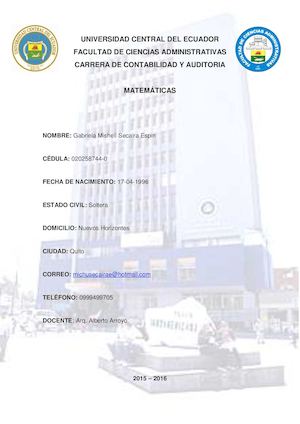 Gabriela Mishell Secaira Espin Calameo