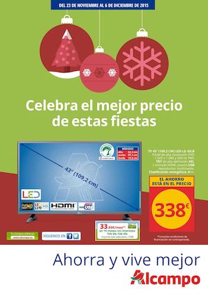 Catálogo Alcampo: "Celebra El Mejor Precio De Estas Fiestas"