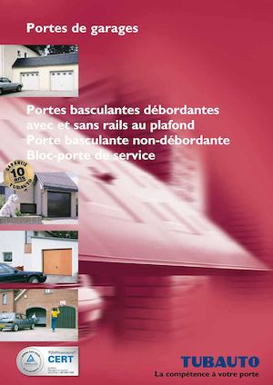 CATALOGUE TUBAUTO PORTES DE GARAGE