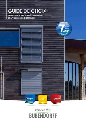 CATALOGUE BUBENDORFF VOLETS